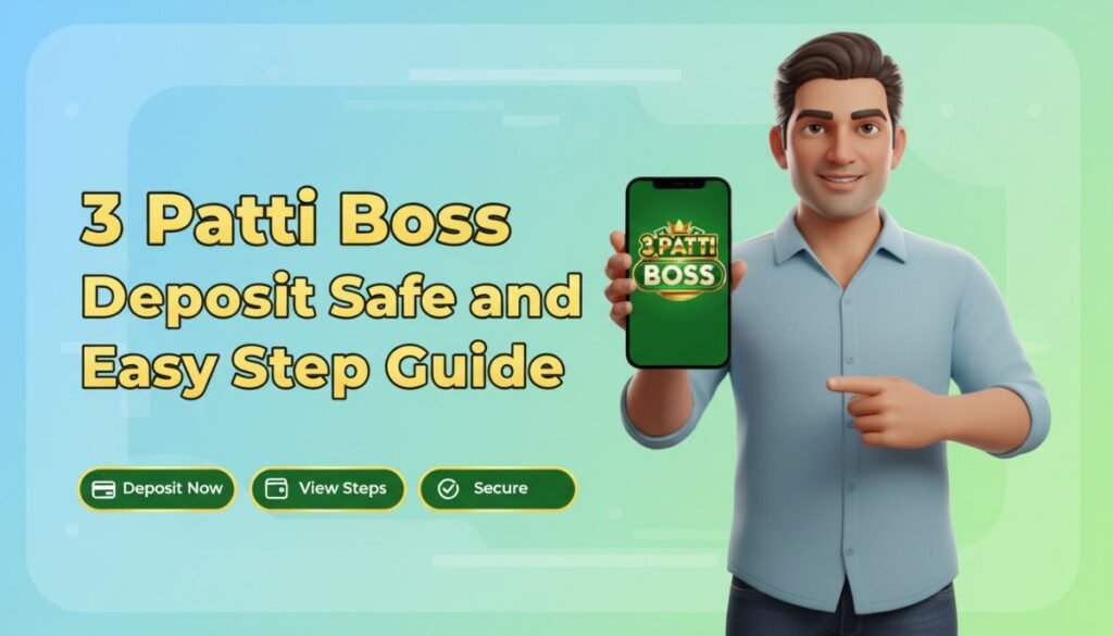 3 Patti Boss Deposit Safe and Easy Step Guide