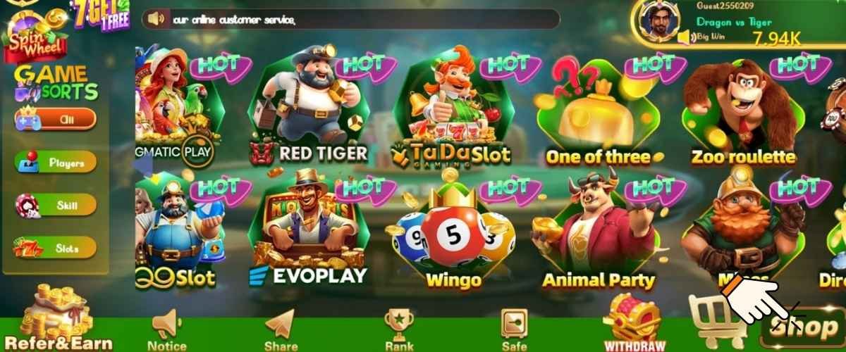 Step 2 showing how to tap the plus Shop icon to start the deposit process
